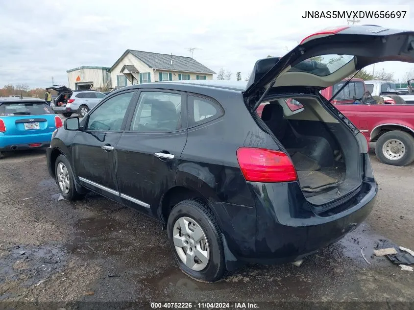 2013 Nissan Rogue S VIN: JN8AS5MVXDW656697 Lot: 40752226