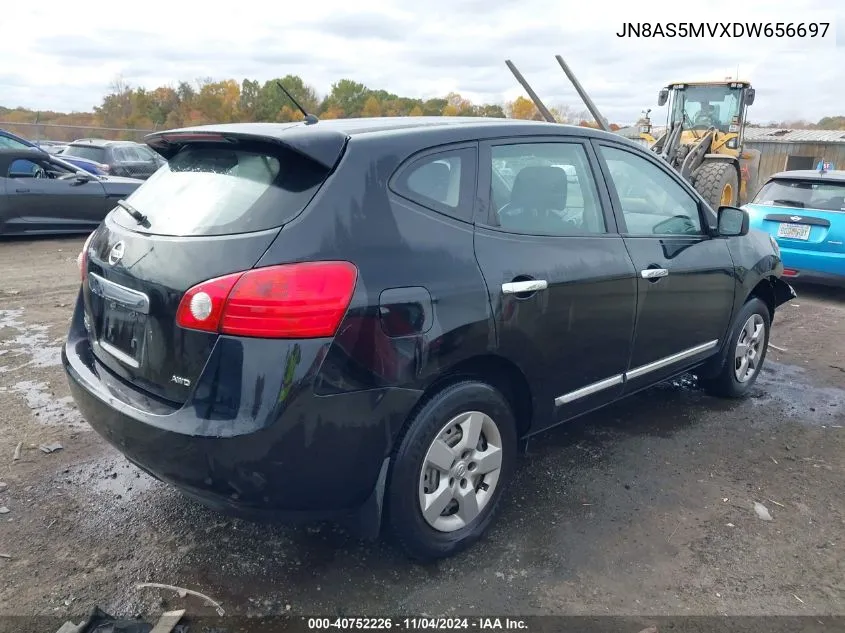 2013 Nissan Rogue S VIN: JN8AS5MVXDW656697 Lot: 40752226