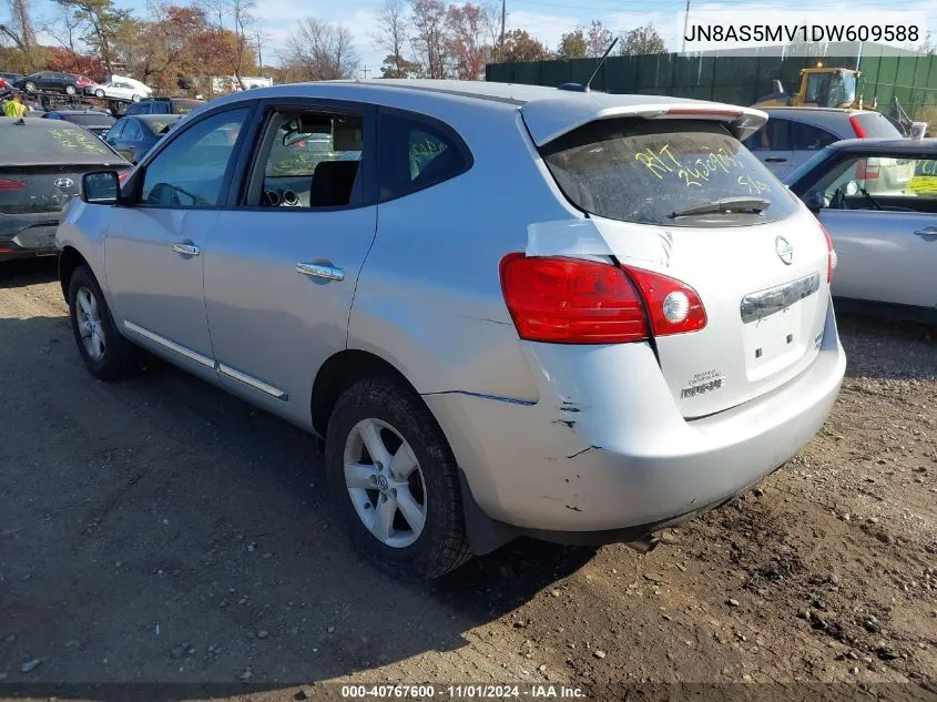 2013 Nissan Rogue S VIN: JN8AS5MV1DW609588 Lot: 40767600