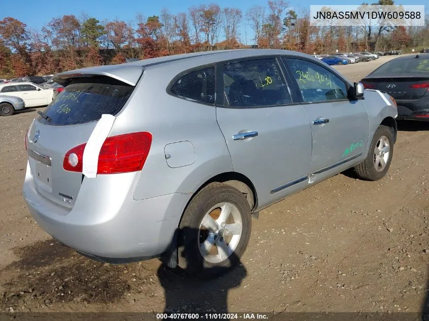 2013 Nissan Rogue S VIN: JN8AS5MV1DW609588 Lot: 40767600