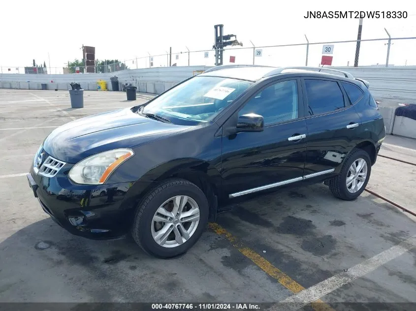 2013 Nissan Rogue Sv VIN: JN8AS5MT2DW518330 Lot: 40767746