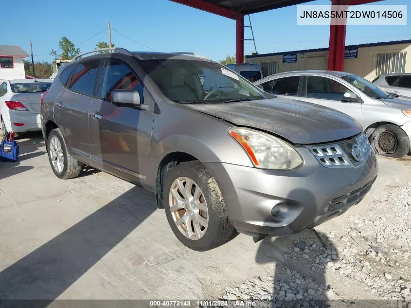 2013 Nissan Rogue Sv W/Sl Pkg VIN: JN8AS5MT2DW014506 Lot: 40773148