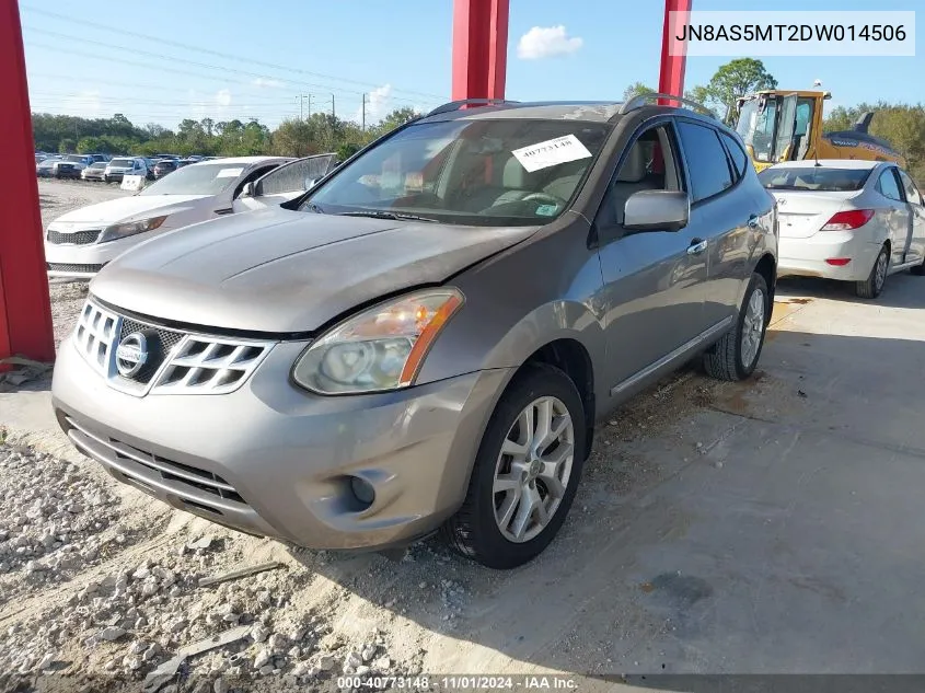 2013 Nissan Rogue Sv W/Sl Pkg VIN: JN8AS5MT2DW014506 Lot: 40773148