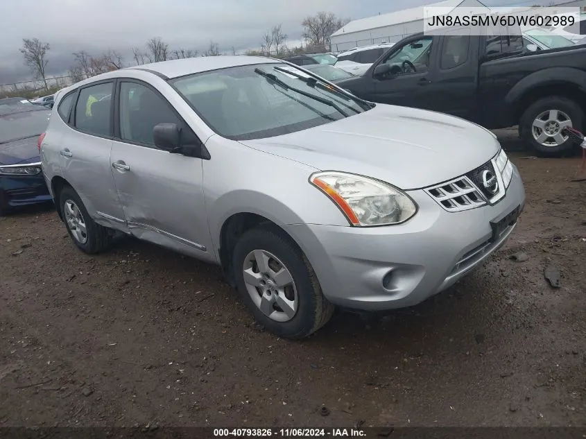 2013 Nissan Rogue S VIN: JN8AS5MV6DW602989 Lot: 40793826