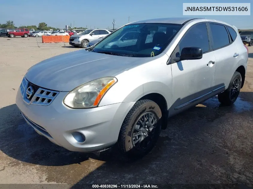 2013 Nissan Rogue S VIN: JN8AS5MT5DW531606 Lot: 40838296