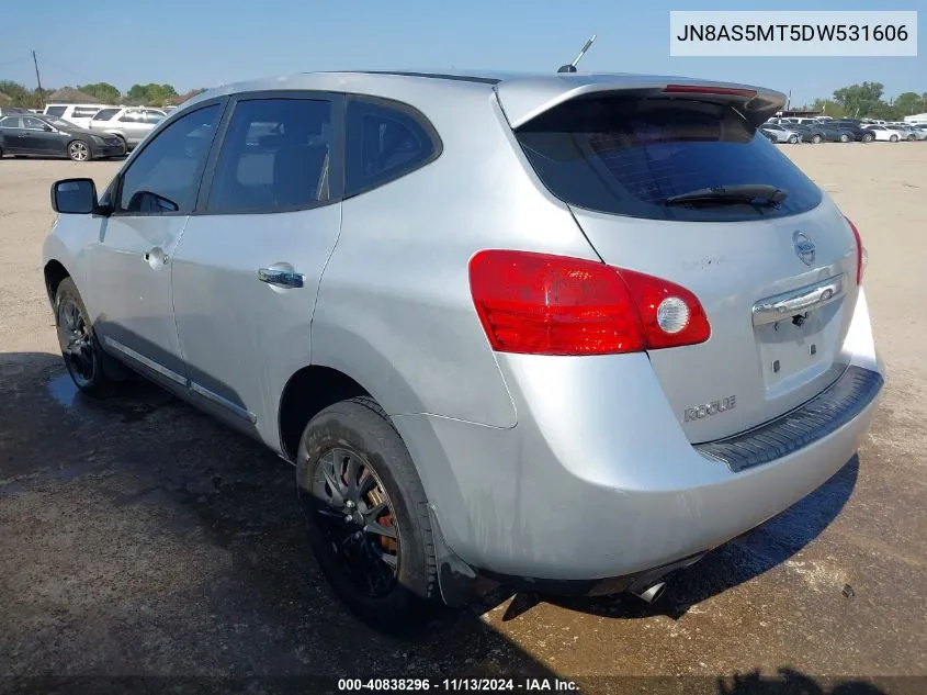 2013 Nissan Rogue S VIN: JN8AS5MT5DW531606 Lot: 40838296