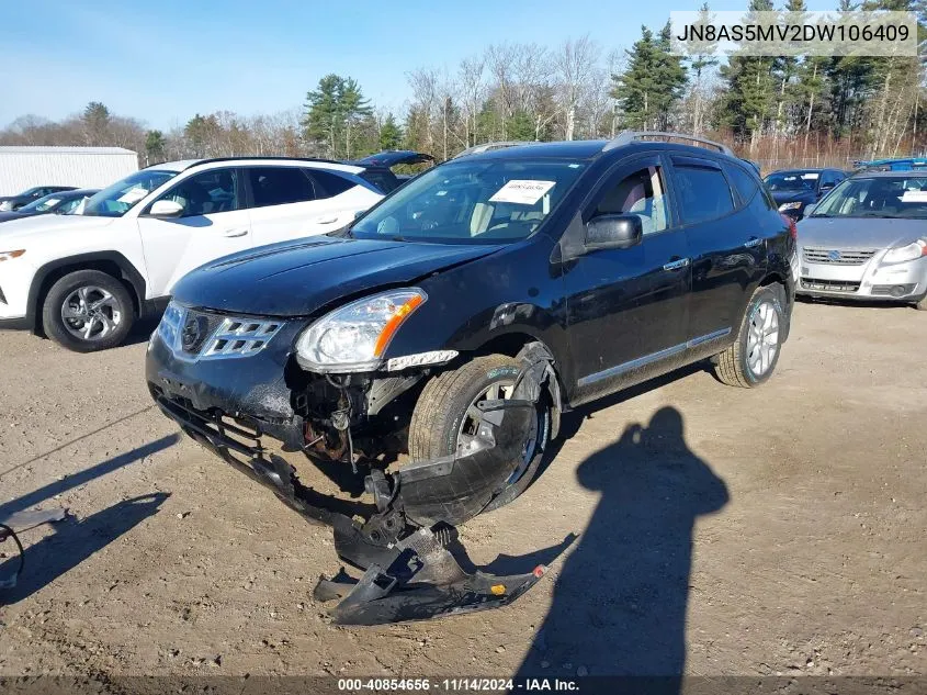 2013 Nissan Rogue Sv W/Sl Pkg VIN: JN8AS5MV2DW106409 Lot: 40854656