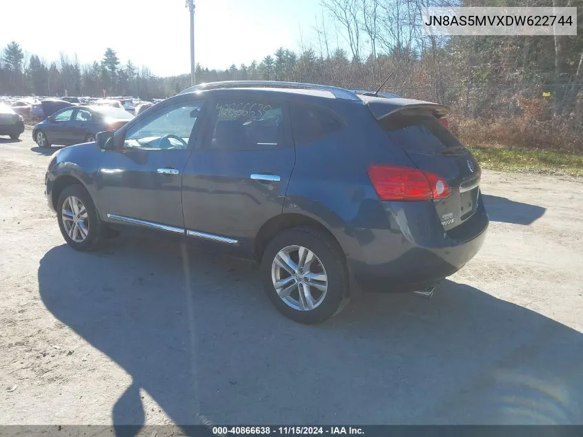 JN8AS5MVXDW622744 2013 Nissan Rogue Sv