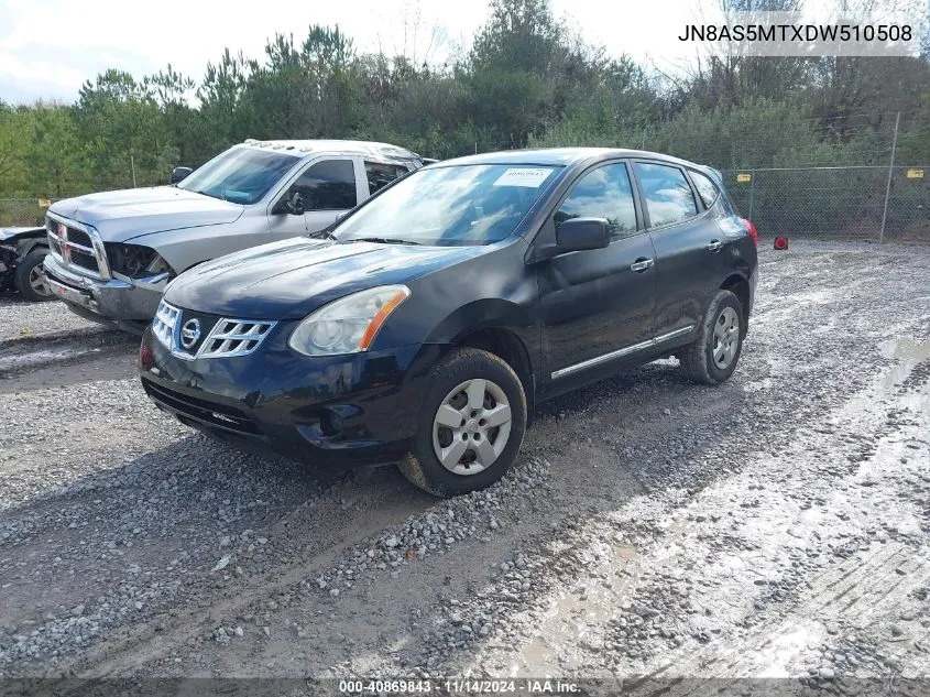 2013 Nissan Rogue S VIN: JN8AS5MTXDW510508 Lot: 40869843