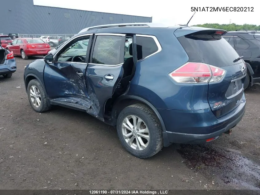 5N1AT2MV6EC820212 2014 Nissan Rogue