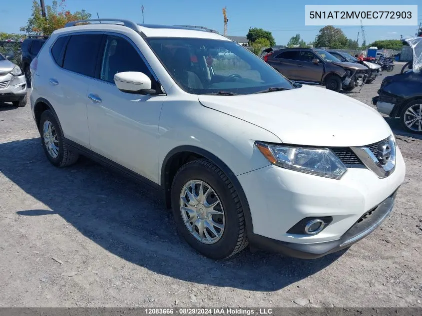 2014 Nissan Rogue VIN: 5N1AT2MV0EC772903 Lot: 12083666