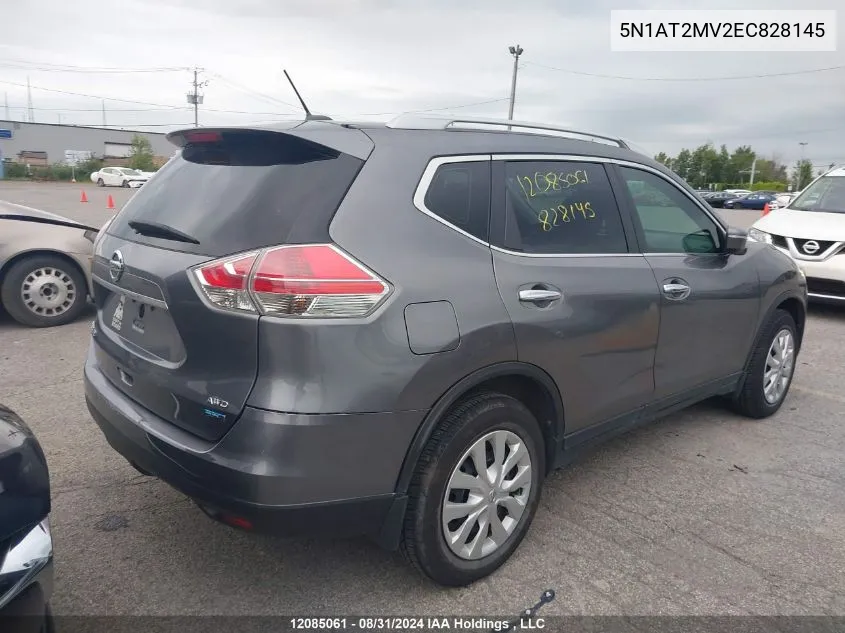 5N1AT2MV2EC828145 2014 Nissan Rogue S/Sl/Sv