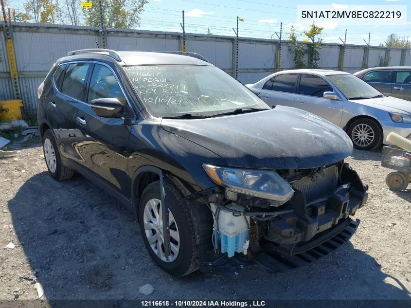 5N1AT2MV8EC822219 2014 Nissan Rogue