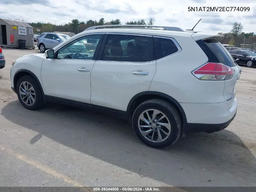 5N1AT2MV2EC774099 2014 Nissan Rogue Sl