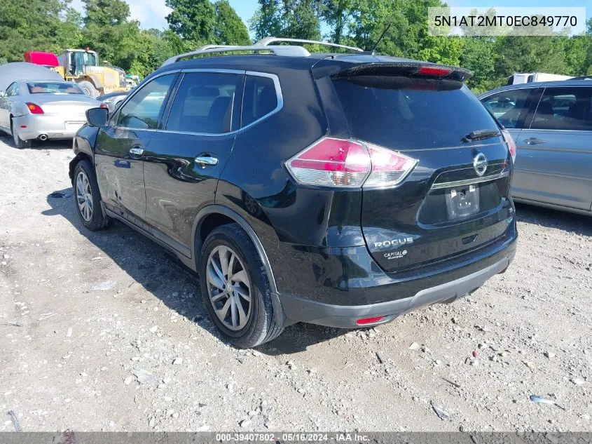 2014 Nissan Rogue Sl VIN: 5N1AT2MT0EC849770 Lot: 39407802