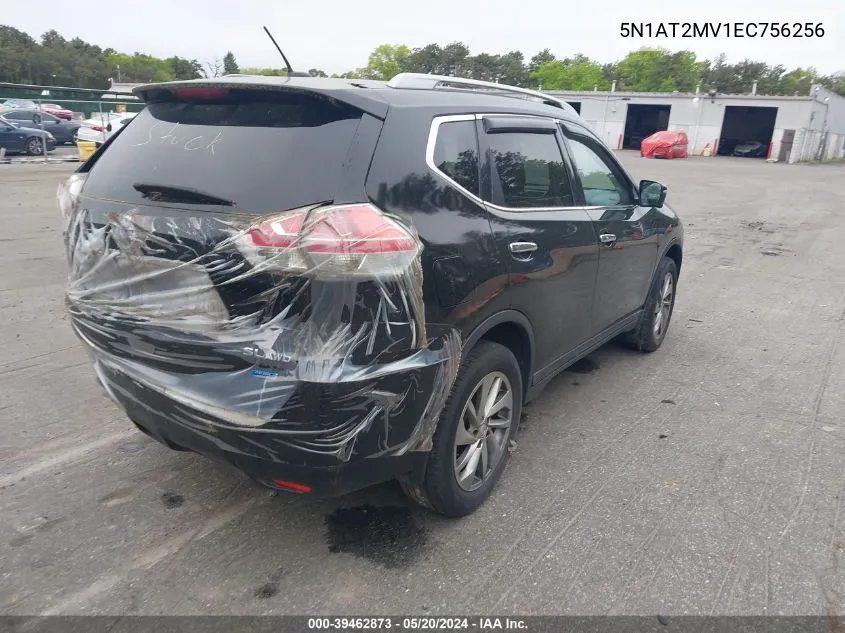 2014 Nissan Rogue Sl VIN: 5N1AT2MV1EC756256 Lot: 39462873