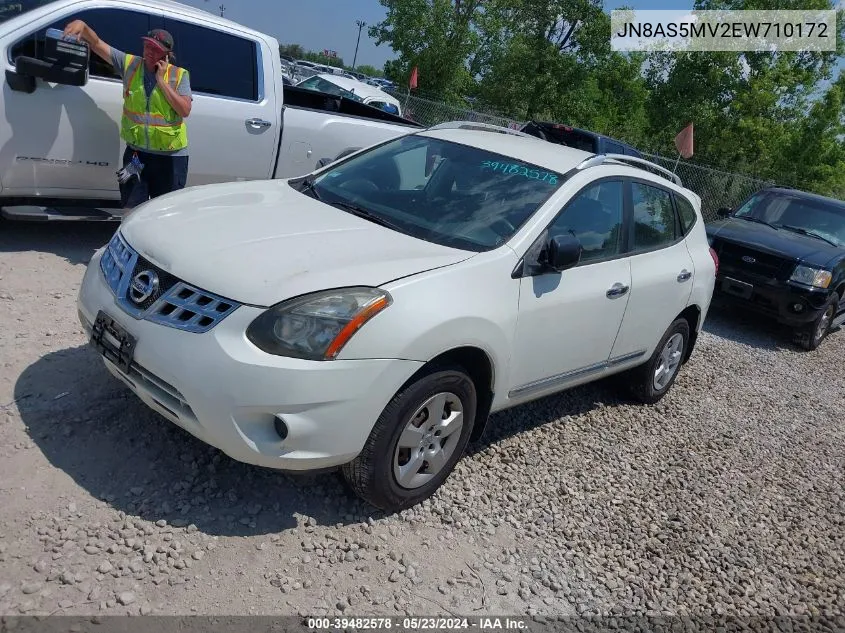 2014 Nissan Rogue Select S VIN: JN8AS5MV2EW710172 Lot: 39482578