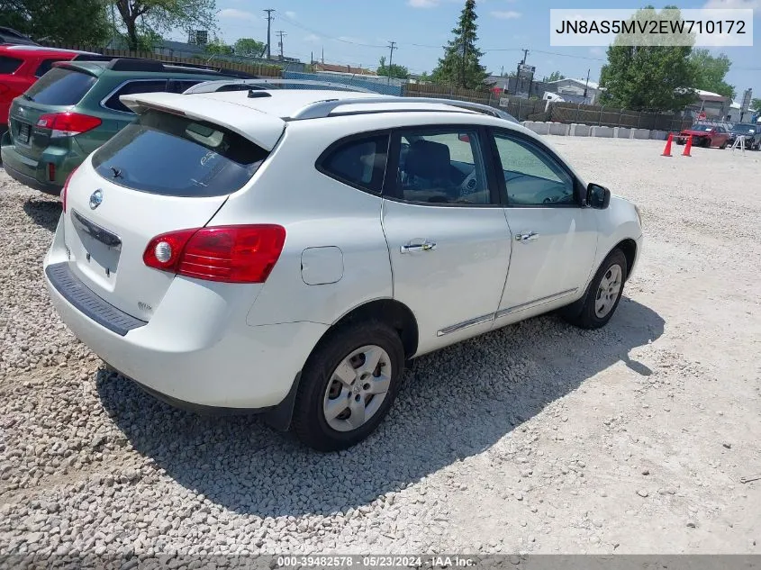 2014 Nissan Rogue Select S VIN: JN8AS5MV2EW710172 Lot: 39482578