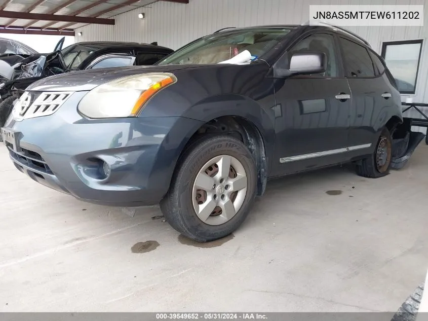 JN8AS5MT7EW611202 2014 Nissan Rogue Select S