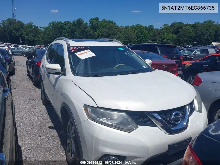 5N1AT2MT6EC866735 2014 Nissan Rogue Sl