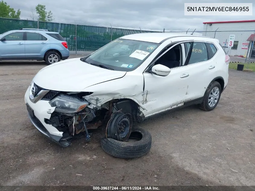 5N1AT2MV6EC846955 2014 Nissan Rogue S/Sl/Sv