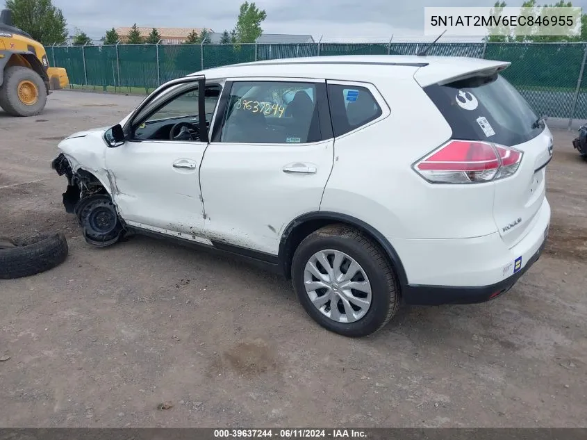 5N1AT2MV6EC846955 2014 Nissan Rogue S/Sl/Sv