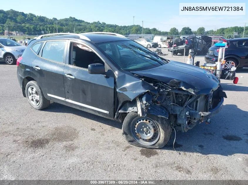 2014 Nissan Rogue Select S VIN: JN8AS5MV6EW721384 Lot: 39677389