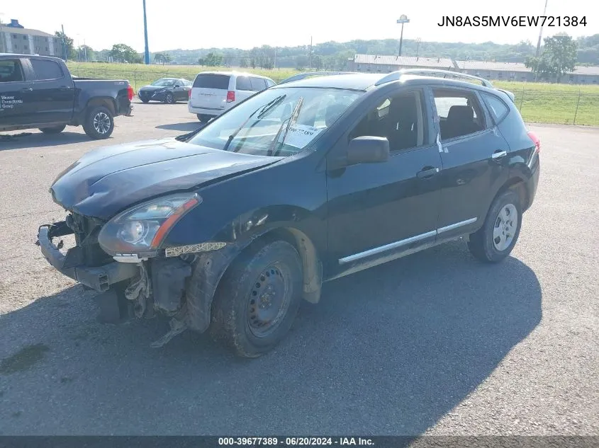 2014 Nissan Rogue Select S VIN: JN8AS5MV6EW721384 Lot: 39677389