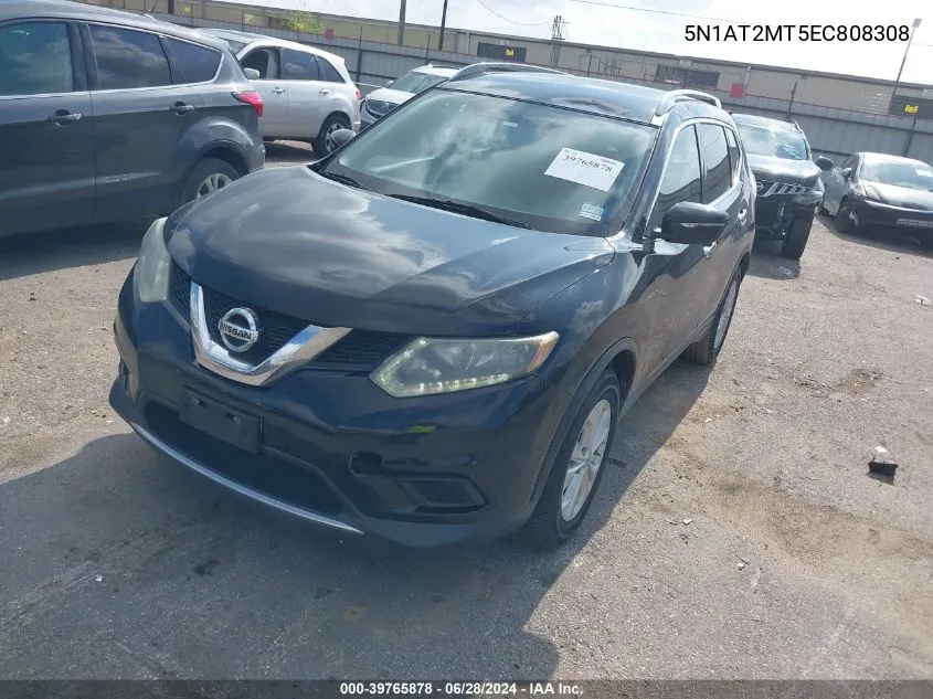 5N1AT2MT5EC808308 2014 Nissan Rogue Sv