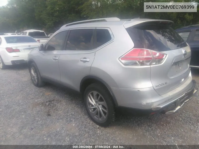 5N1AT2MV0EC769399 2014 Nissan Rogue Sl