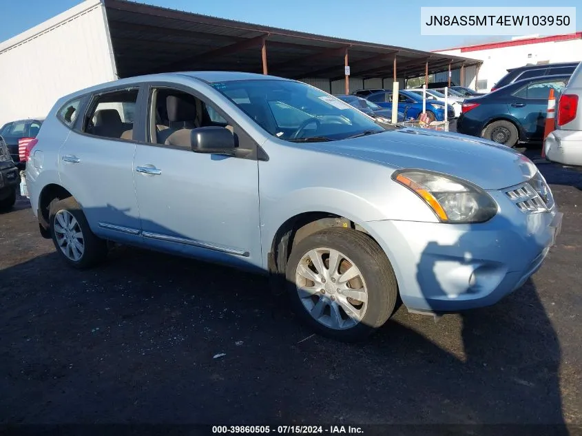 JN8AS5MT4EW103950 2014 Nissan Rogue Select S