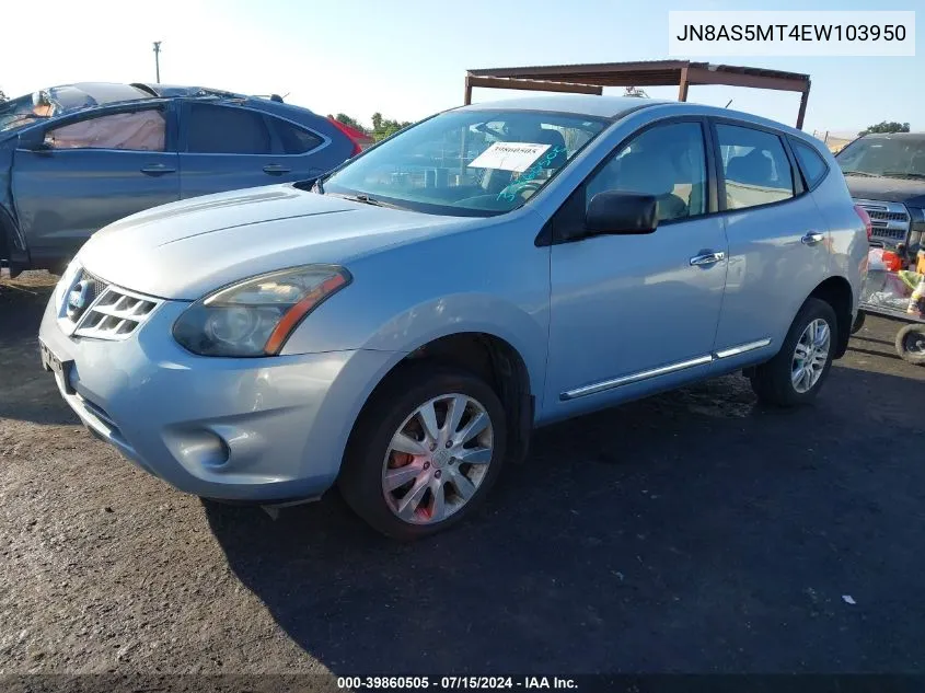 JN8AS5MT4EW103950 2014 Nissan Rogue Select S