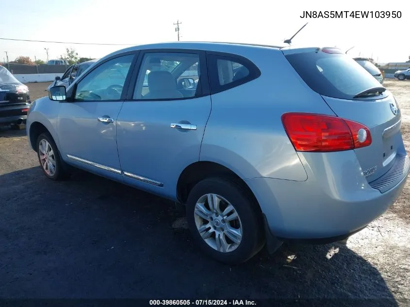 JN8AS5MT4EW103950 2014 Nissan Rogue Select S