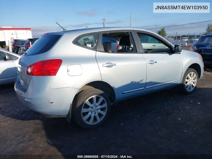 JN8AS5MT4EW103950 2014 Nissan Rogue Select S