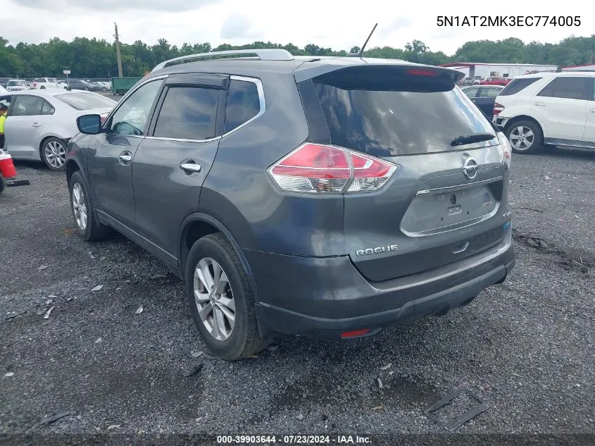 5N1AT2MK3EC774005 2014 Nissan Rogue Sv