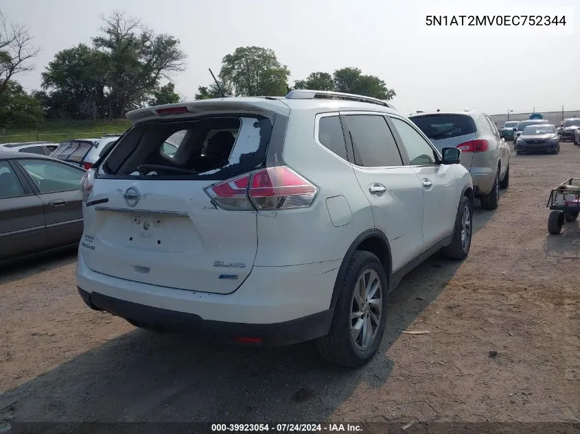 5N1AT2MV0EC752344 2014 Nissan Rogue Sl