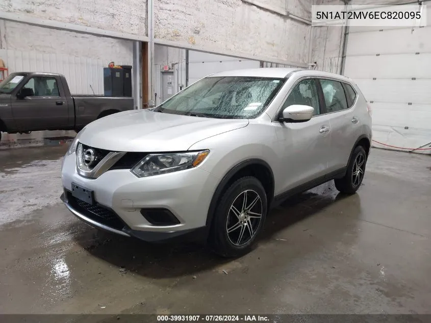 5N1AT2MV6EC820095 2014 Nissan Rogue S/Sl/Sv