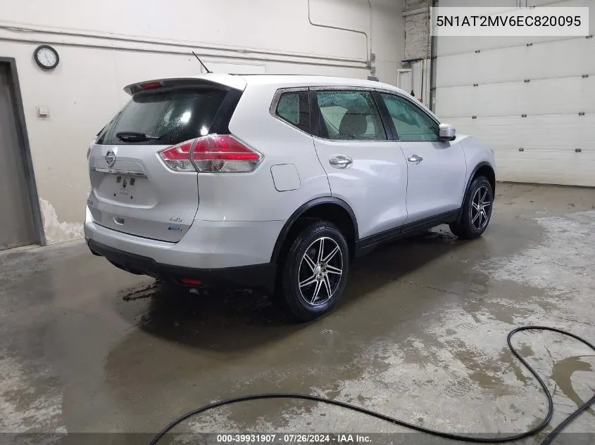 5N1AT2MV6EC820095 2014 Nissan Rogue S/Sl/Sv