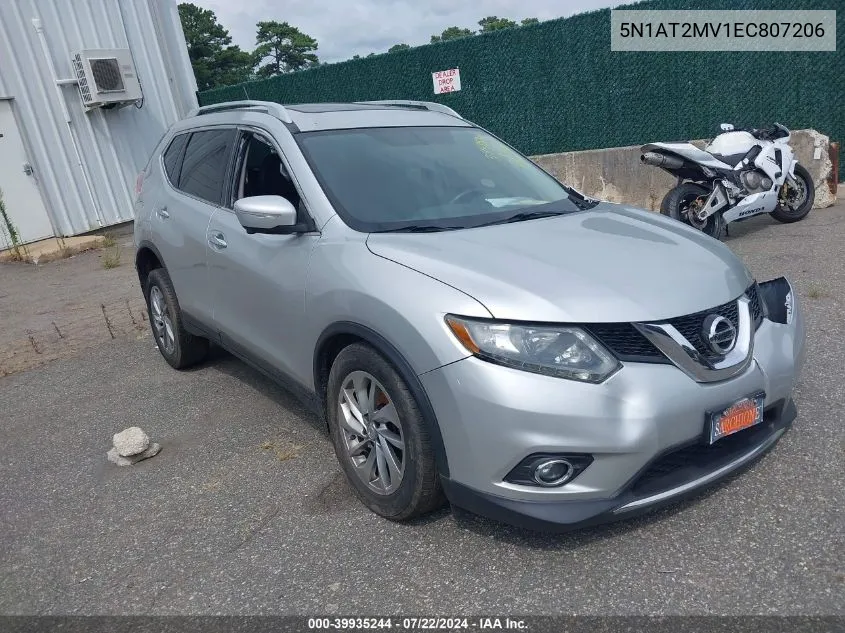 5N1AT2MV1EC807206 2014 Nissan Rogue Sl