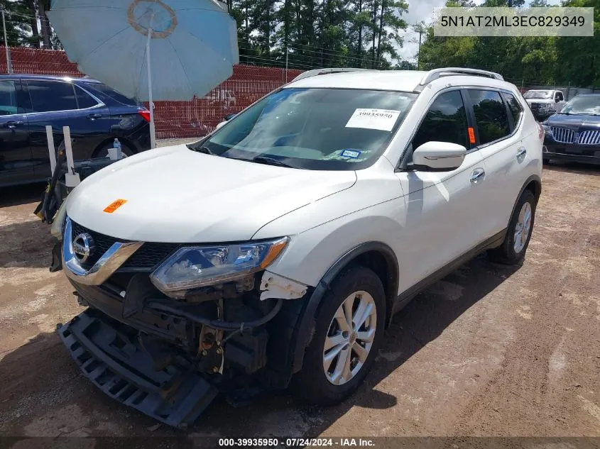 5N1AT2ML3EC829349 2014 Nissan Rogue Sv