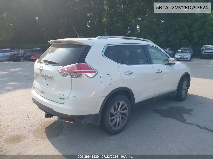 5N1AT2MV2EC793624 2014 Nissan Rogue Sl