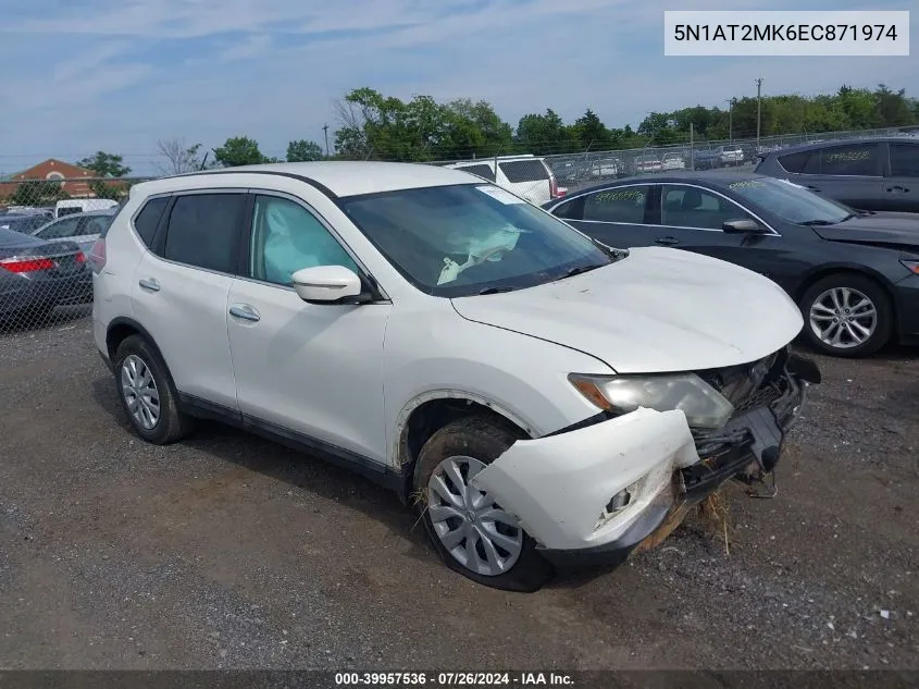 5N1AT2MK6EC871974 2014 Nissan Rogue S/Sl/Sv