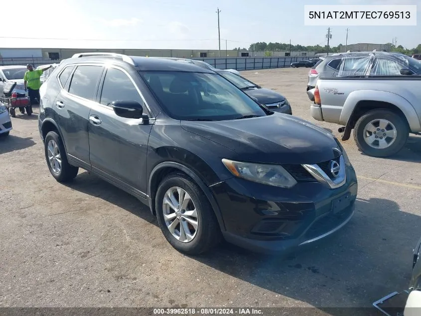 2014 Nissan Rogue Sv VIN: 5N1AT2MT7EC769513 Lot: 39962518