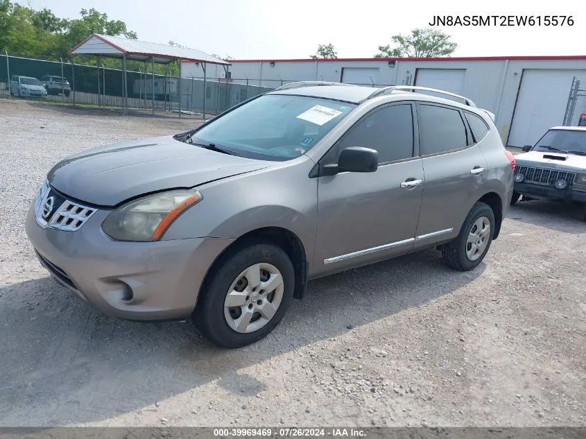 JN8AS5MT2EW615576 2014 Nissan Rogue Select S