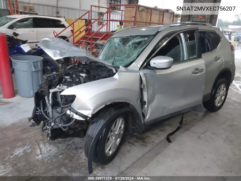 5N1AT2MVXEC756207 2014 Nissan Rogue Sv