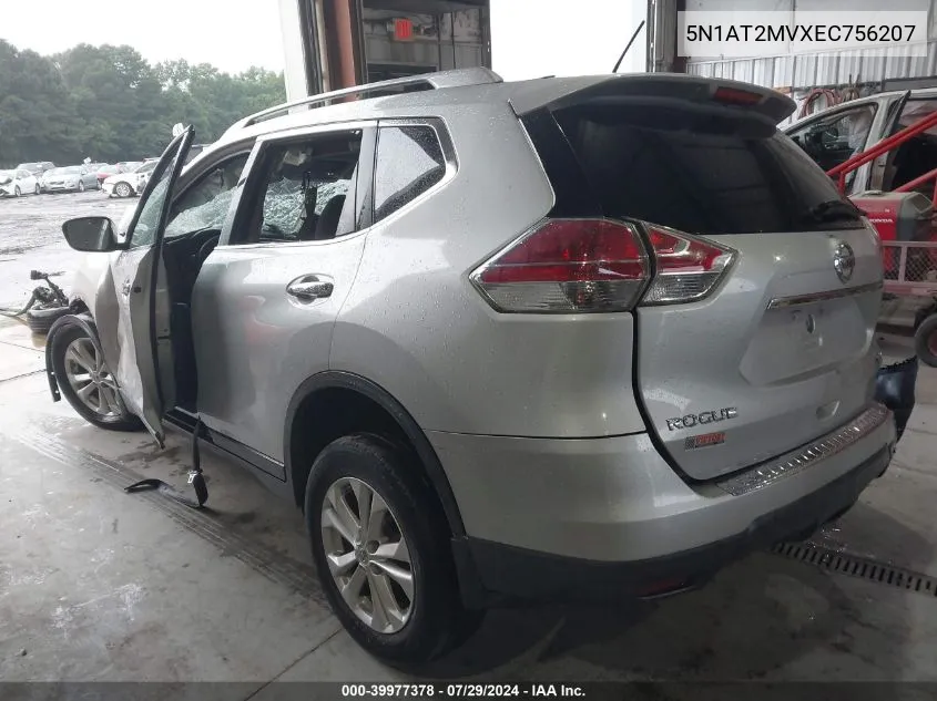 5N1AT2MVXEC756207 2014 Nissan Rogue Sv