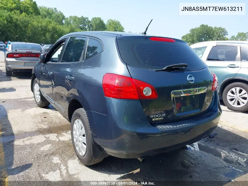 2014 Nissan Rogue Select S VIN: JN8AS5MT7EW613211 Lot: 39993738