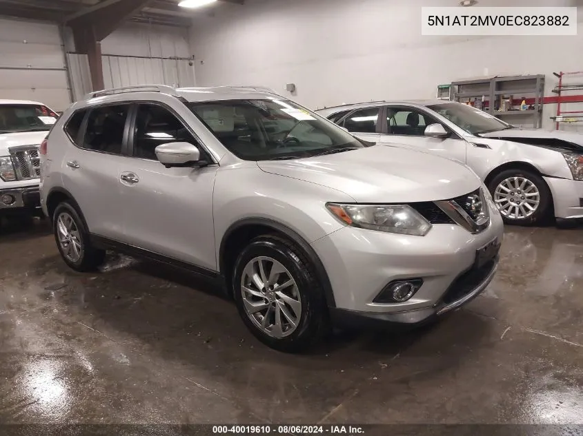 2014 Nissan Rogue Sl VIN: 5N1AT2MV0EC823882 Lot: 40019610