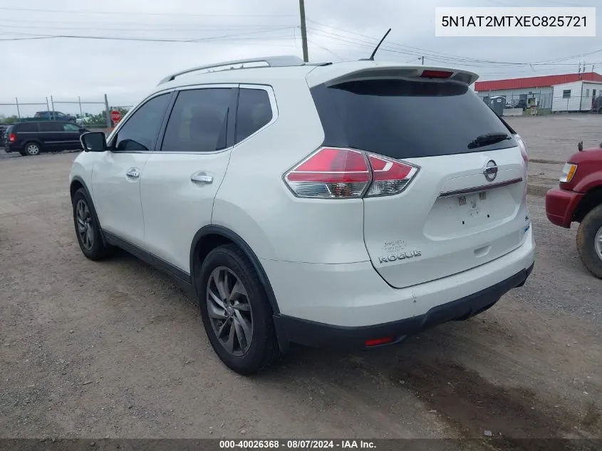 5N1AT2MTXEC825721 2014 Nissan Rogue Sl