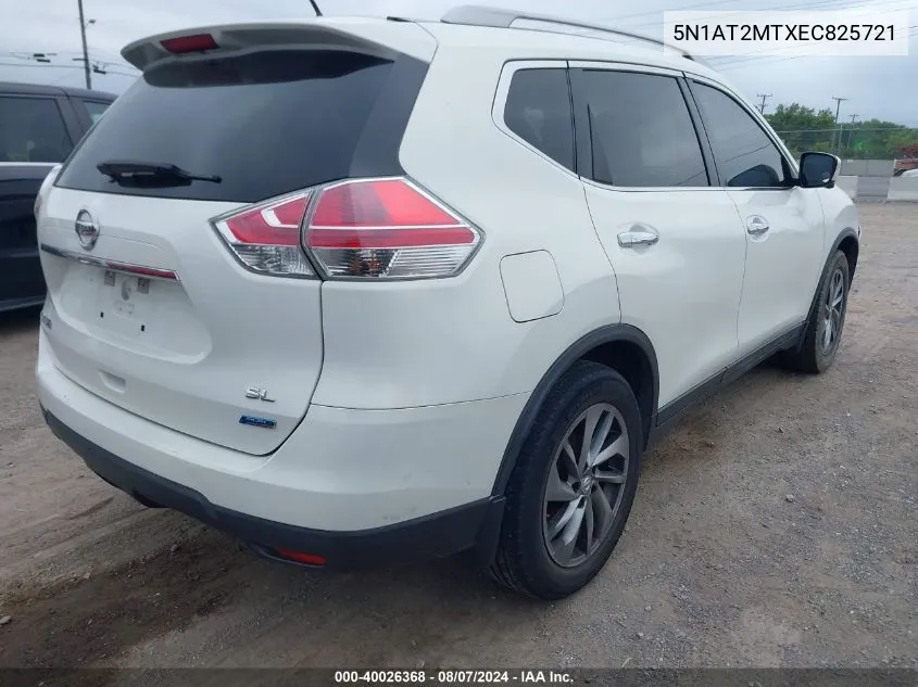 5N1AT2MTXEC825721 2014 Nissan Rogue Sl